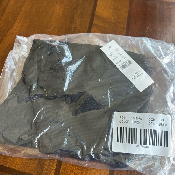 J. Crew Ribbed High-Rise Cheeky Bikini Bottom – Black Size XS & M BE808 - Picture 13 of 15